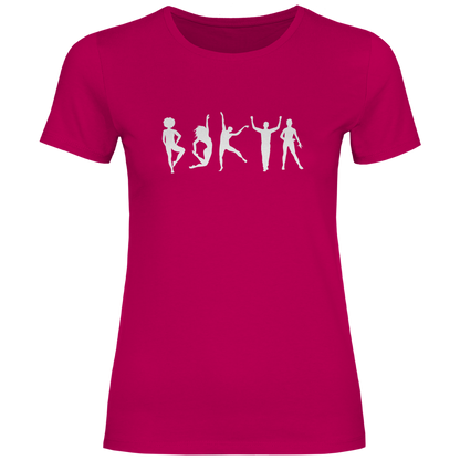 Damen T-Shirt "Tänzerinnen Silhouetten"