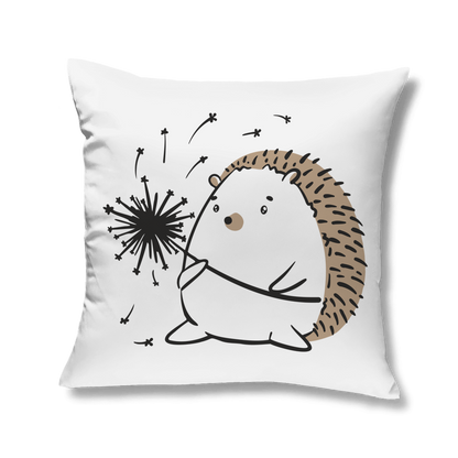 Kopfkissen "Igel mit Pusteblume"