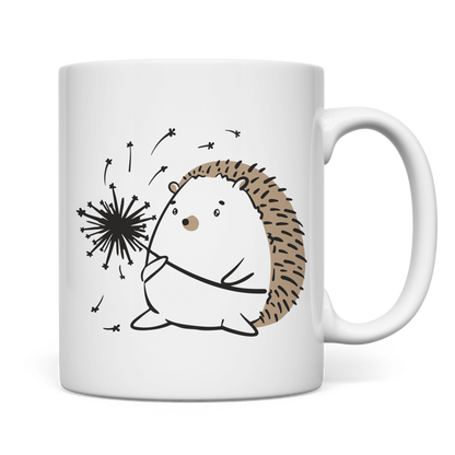 Tasse "Igel mit Pusteblume"