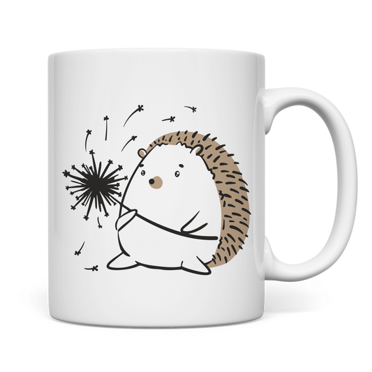Tasse "Igel mit Pusteblume"