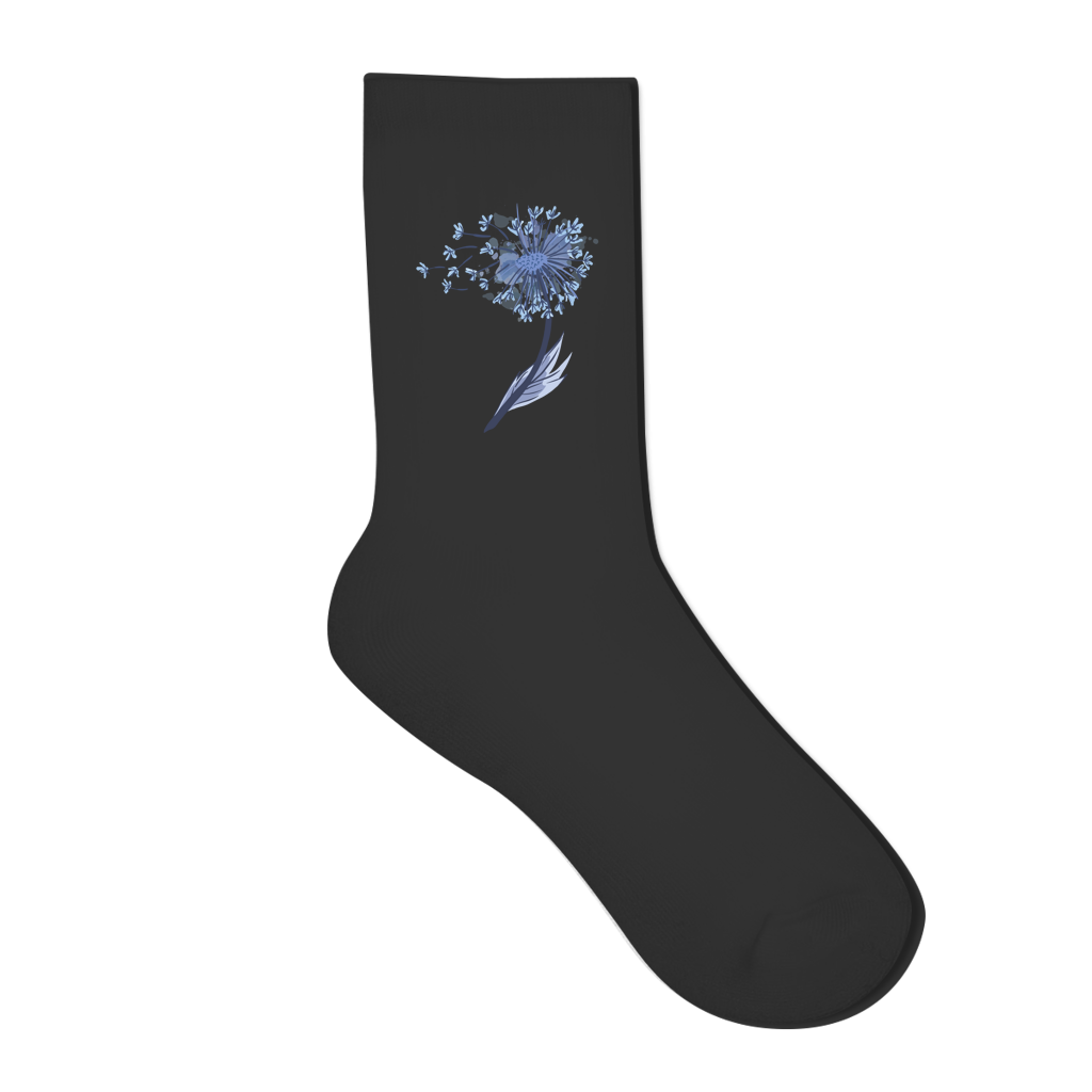 Socken "Pusteblume im Wasserfarben-Stil"