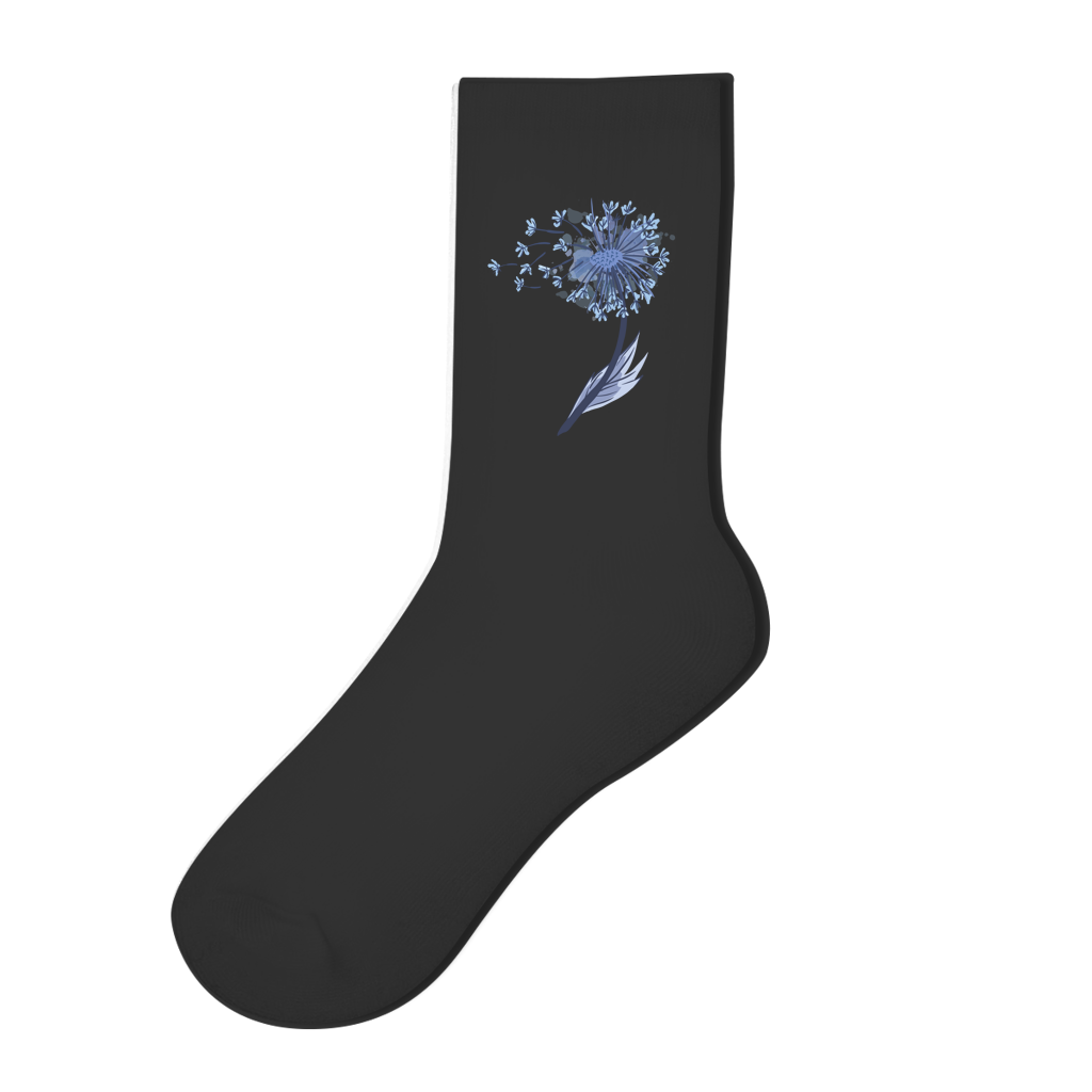 Socken "Pusteblume im Wasserfarben-Stil"