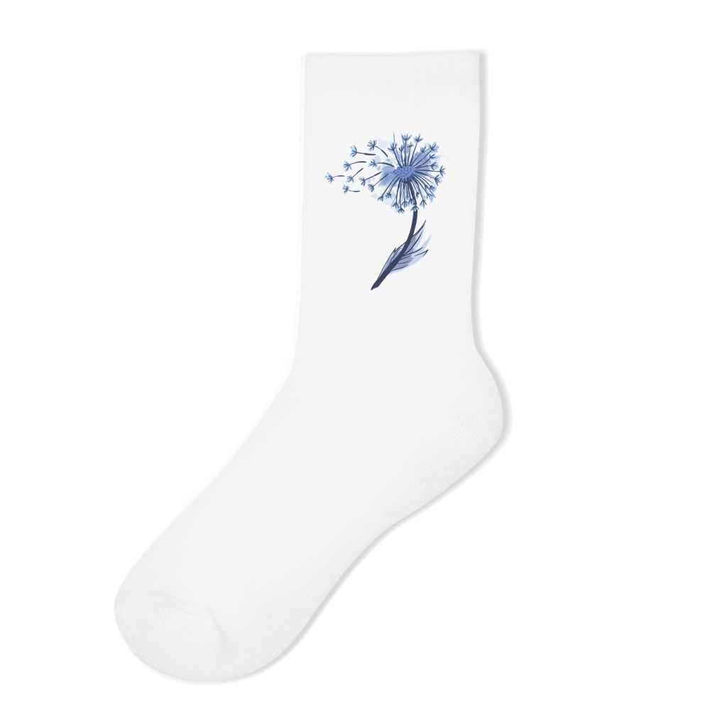 Socken "Pusteblume im Wasserfarben-Stil"