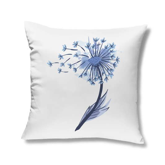 Kopfkissen "Pusteblume im Wasserfarben-Stil"