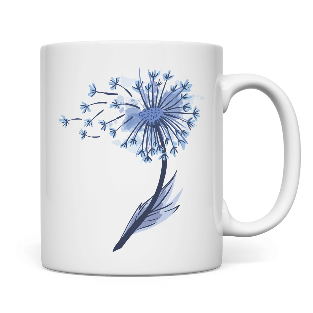 Tasse "Pusteblume im Wasserfarben-Stil"