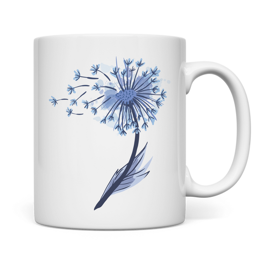 Tasse "Pusteblume im Wasserfarben-Stil"
