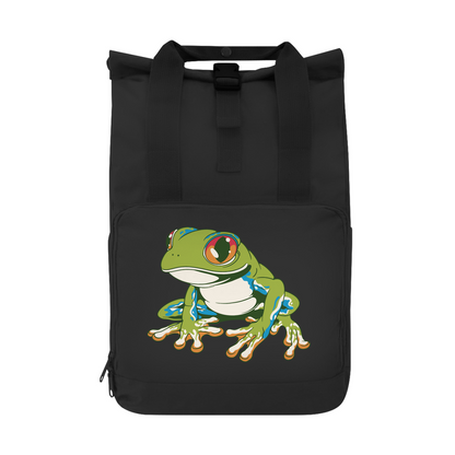 Rucksack "Frosch mit roten Augen"