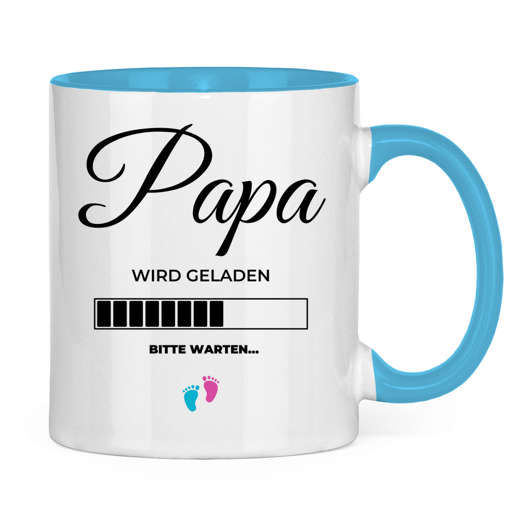 Tasse zweifarbig "Angehender Papa"