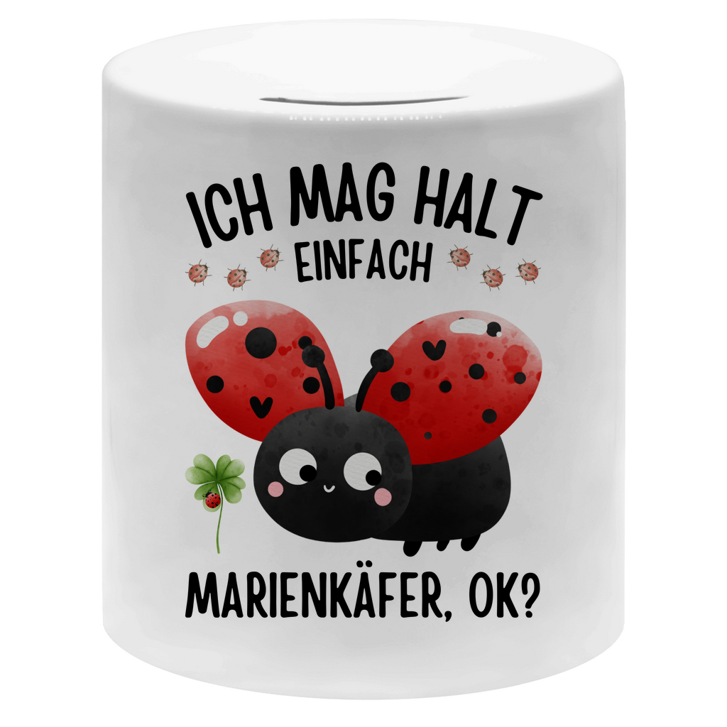 Spardose "Ich mag halt einfach Marienkäfer"