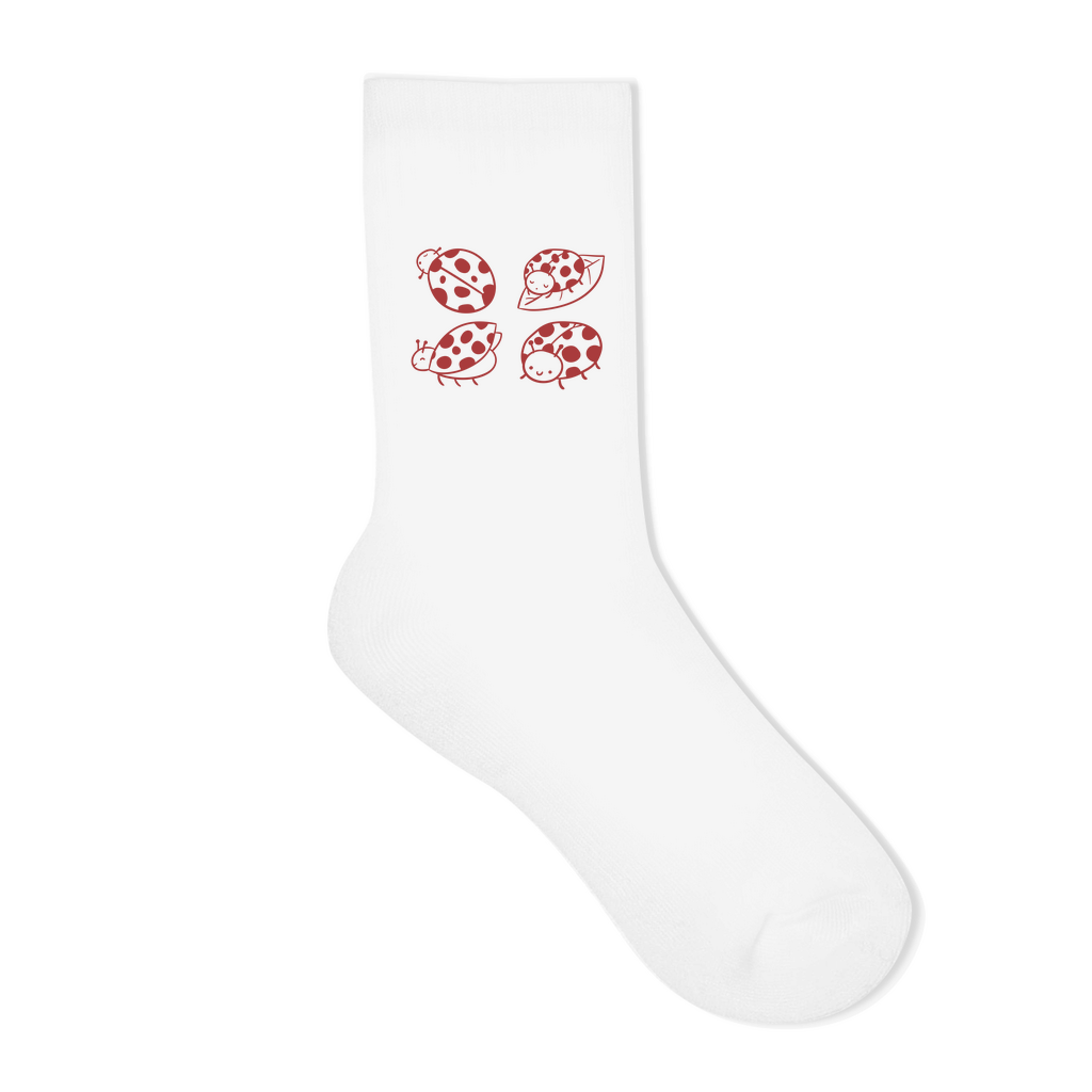 Socken "4 Marienkäfer"