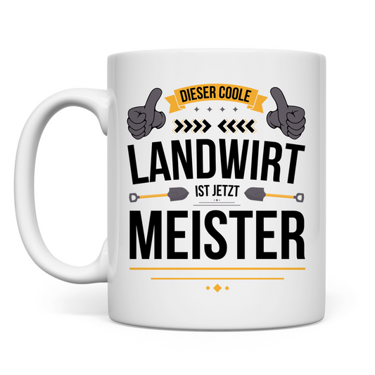 Tasse Geschenk Meisterprüfung Landwirt