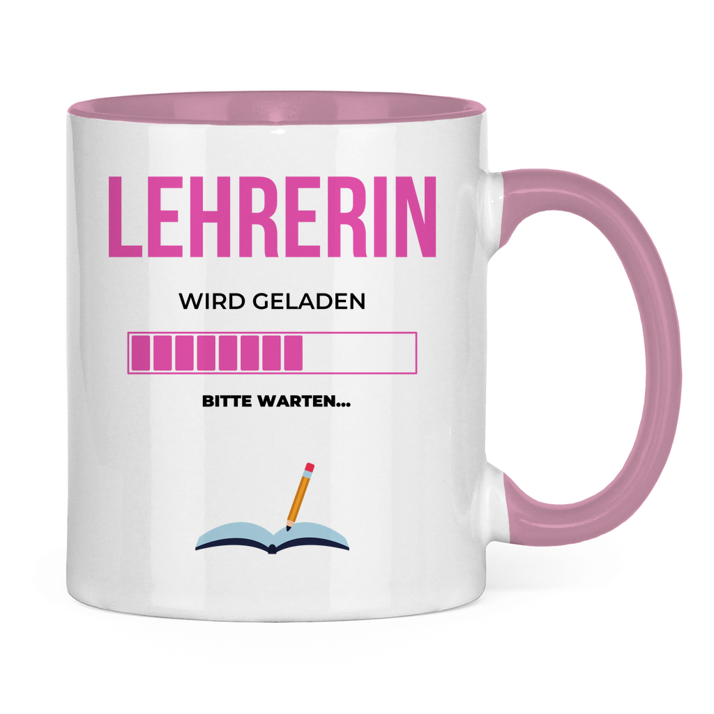 Tasse zweifarbig "Angehende Lehrerin"