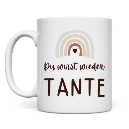 Tasse "Du wirst wieder Tante"
