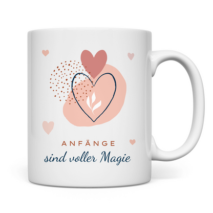 Tasse "Anfänge sind voller Magie"