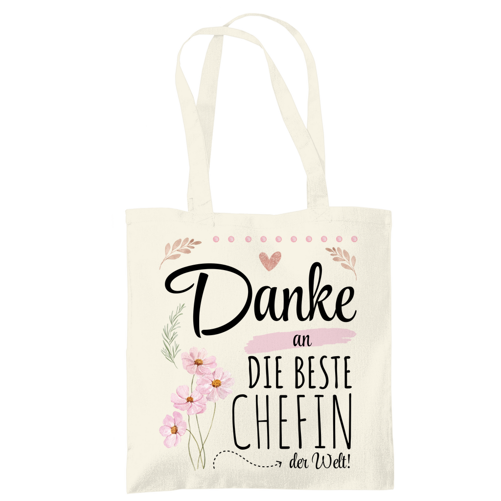 Tragetasche "Danke an die beste Chefin der Welt"