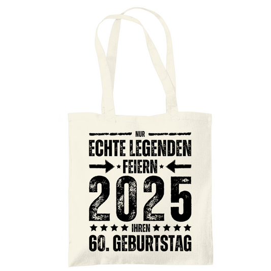 Tragetasche "60. Geburtstag 2025"