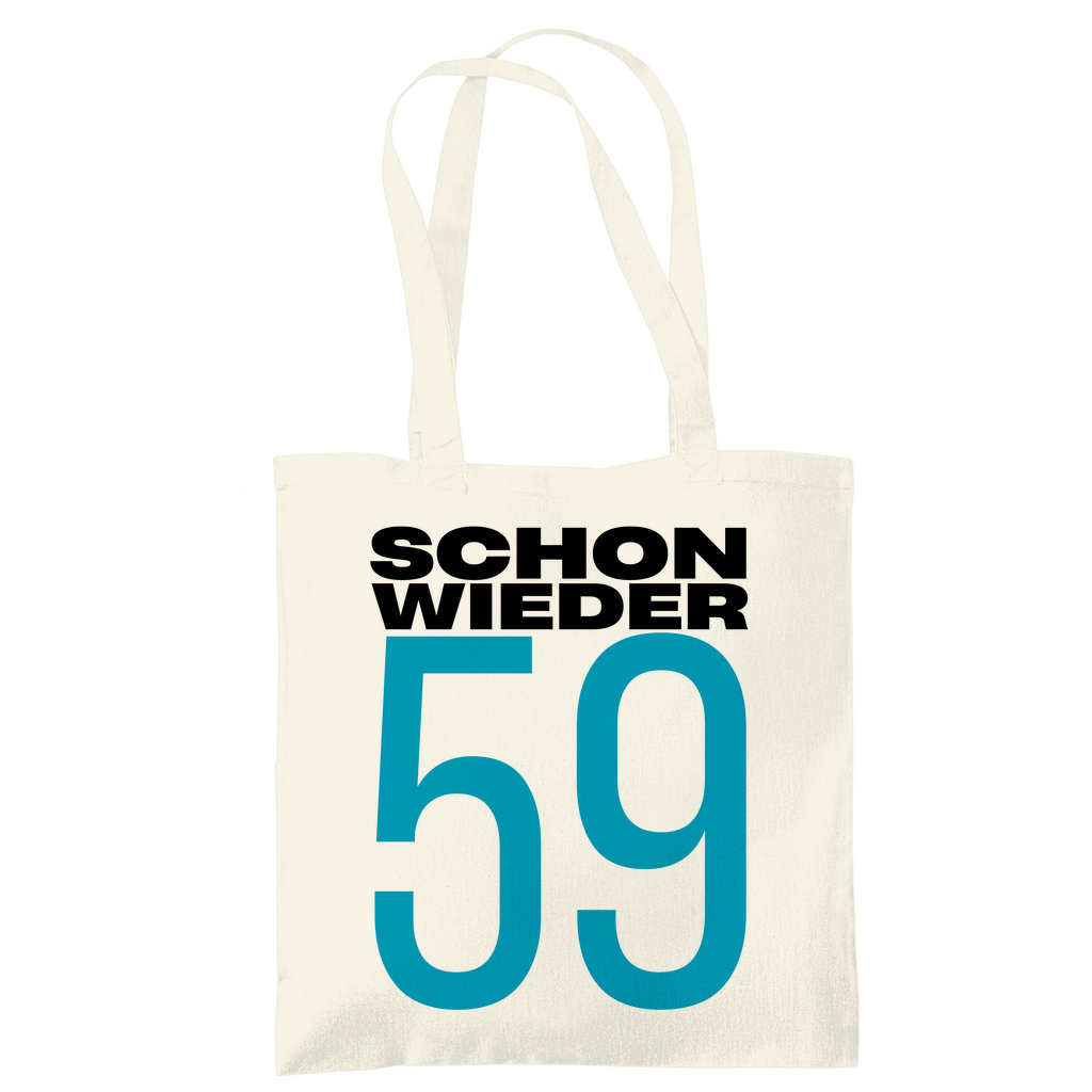 Tragetasche "Schon wieder 59" (Blau)