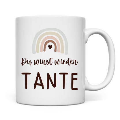 Tasse "Du wirst wieder Tante"