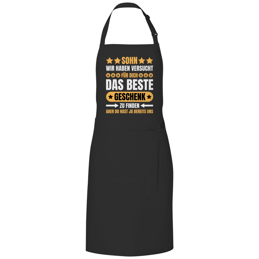 Grillschürze "Sohn, wir haben versucht für dich ein Geschenk zu finden"