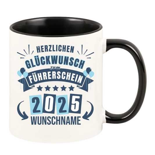 Personalisierte Führerschein Tasse