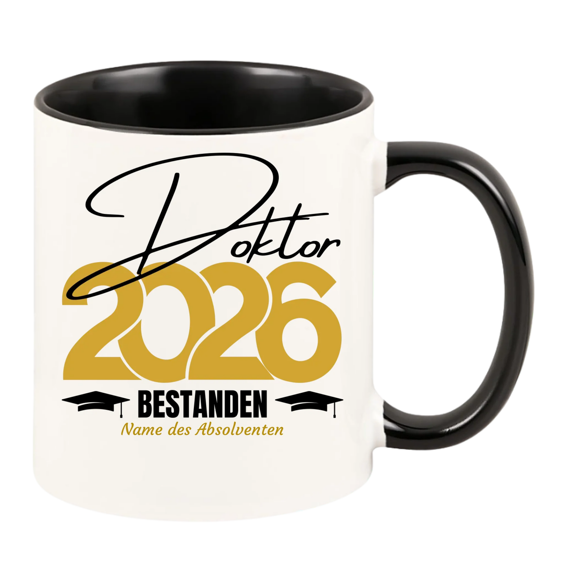 Personalisierte Tasse zum Doktortitel 2026