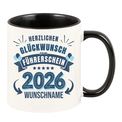 Personalisierte Führerschein Tasse 2026