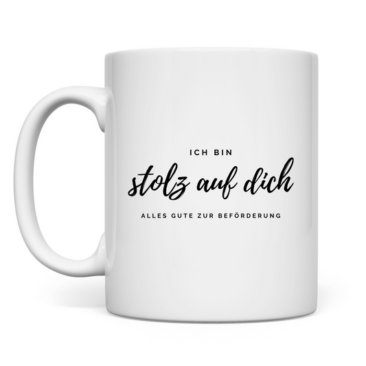 Tasse "Alles Gute zur Beförderung"