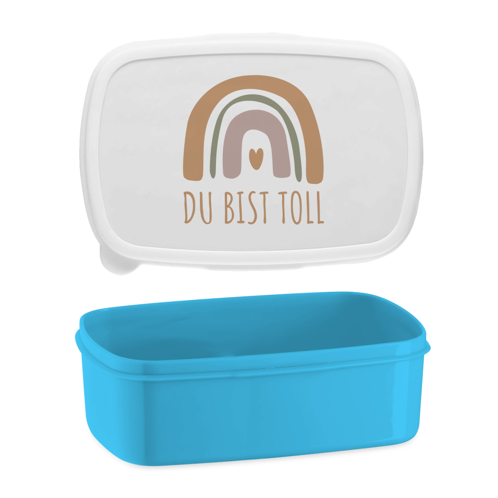 Lunchbox "Du bist toll" (Großer Regenbogen)