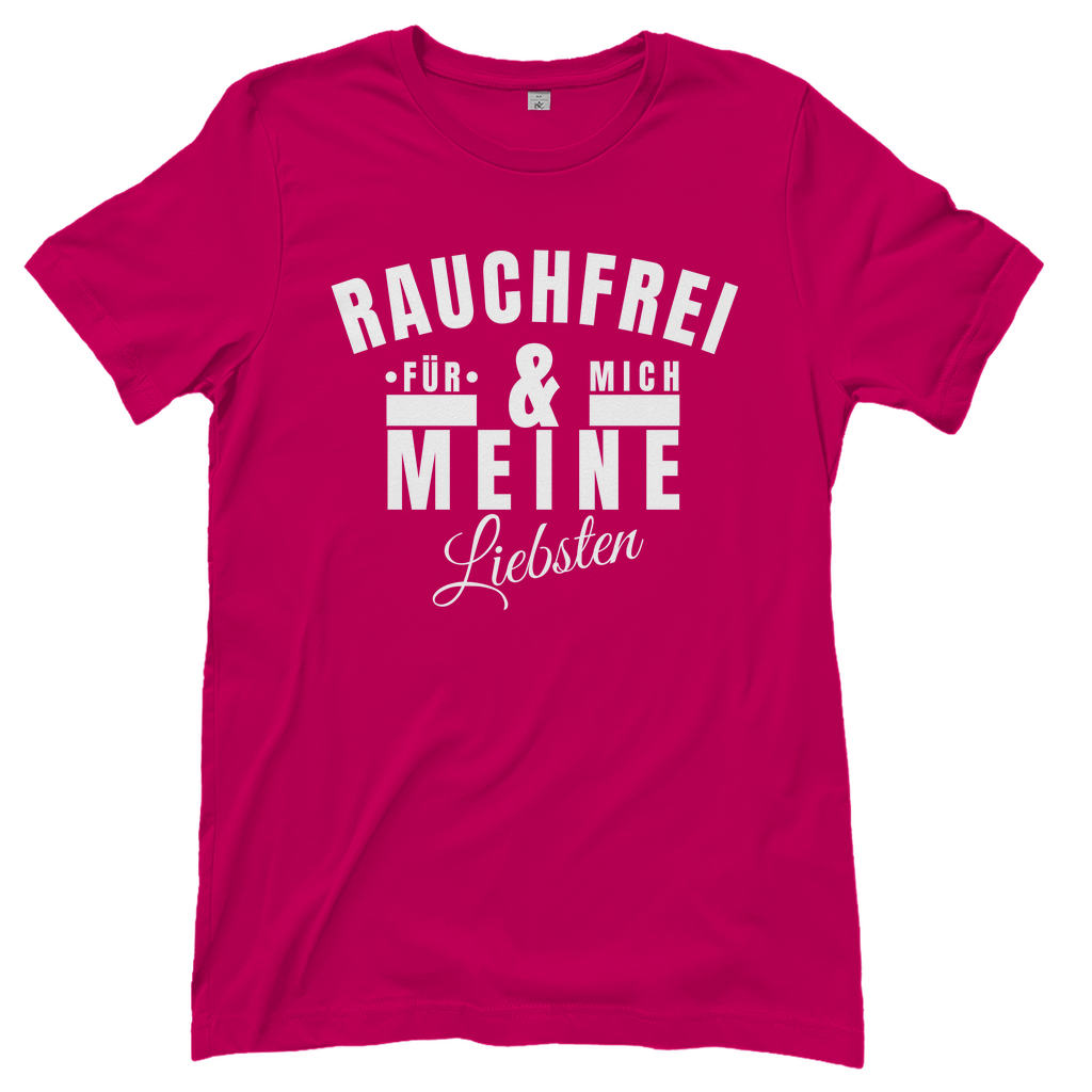 Damen T-Shirt "Rauchfrei für mich und meine Liebsten"