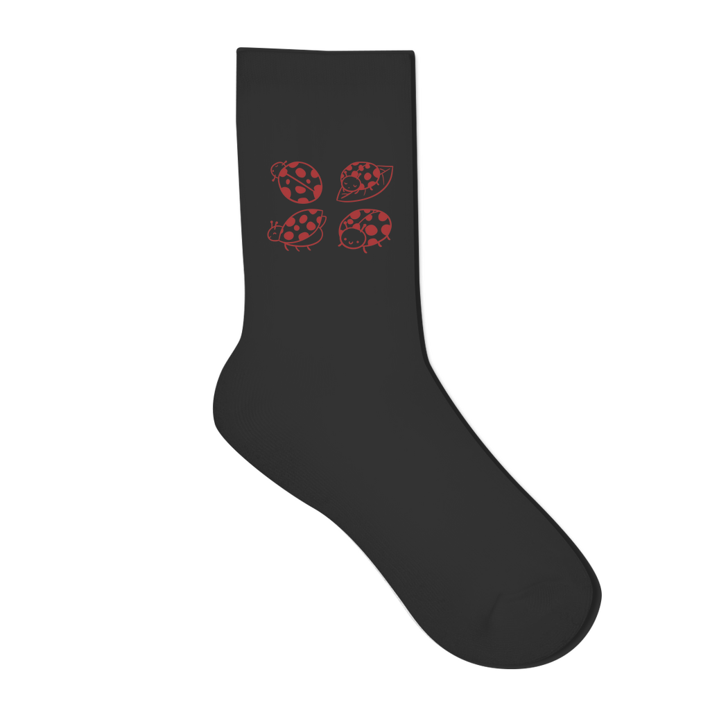 Socken "4 Marienkäfer"