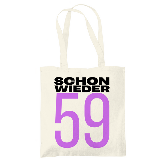 Tragetasche "Schon wieder 59" (Lila)