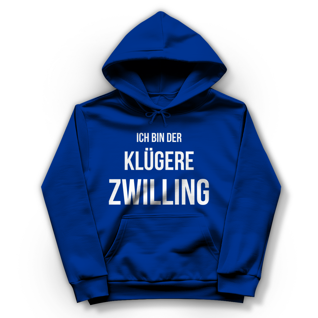 Damen Hoodie "Ich bin der klügere Zwilling"