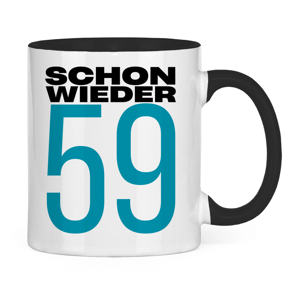 Tasse "Schon wieder 59" (Blau)