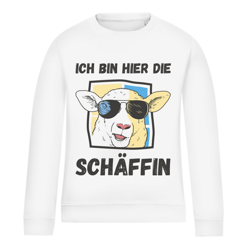 Damen Sweatshirt "Ich bin hier die Schäffin"