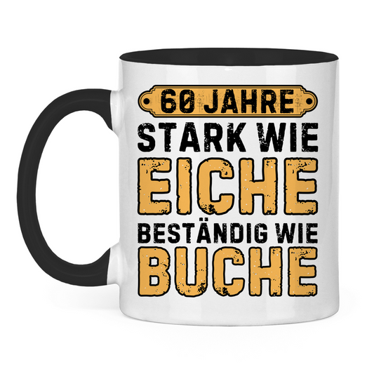 Tasse "60. Geburtstag Holz"