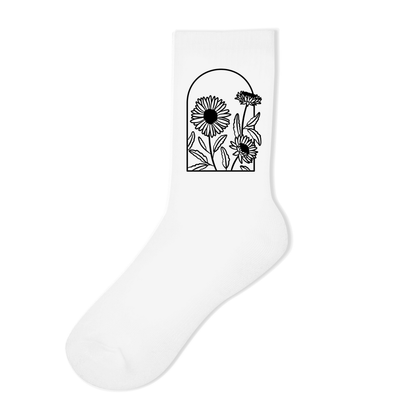 Socken "Elegante Gänseblümchen"