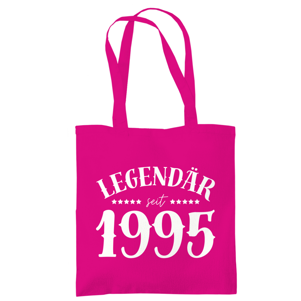 Tragetasche "Legendär seit 1995" fuchsia