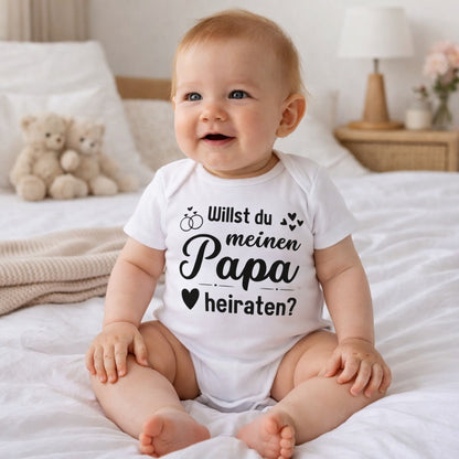 Baby Bio Body "Willst du meinen Papa heiraten?"