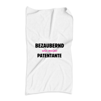 Sporthandtuch "Bezaubernd wie meine Patentante"