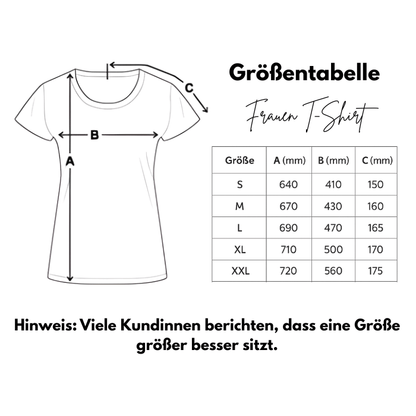 Frauen T-Shirt "Frohe Weihnachten" (Faultier-Motiv)