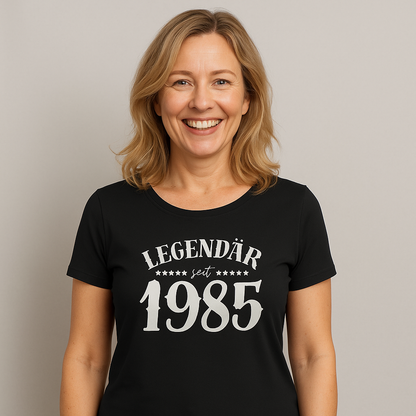 Frauen T-Shirt "Legendär seit 1985"