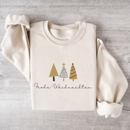 Weihnachts-Sweatshirt Weihnachtsbäume