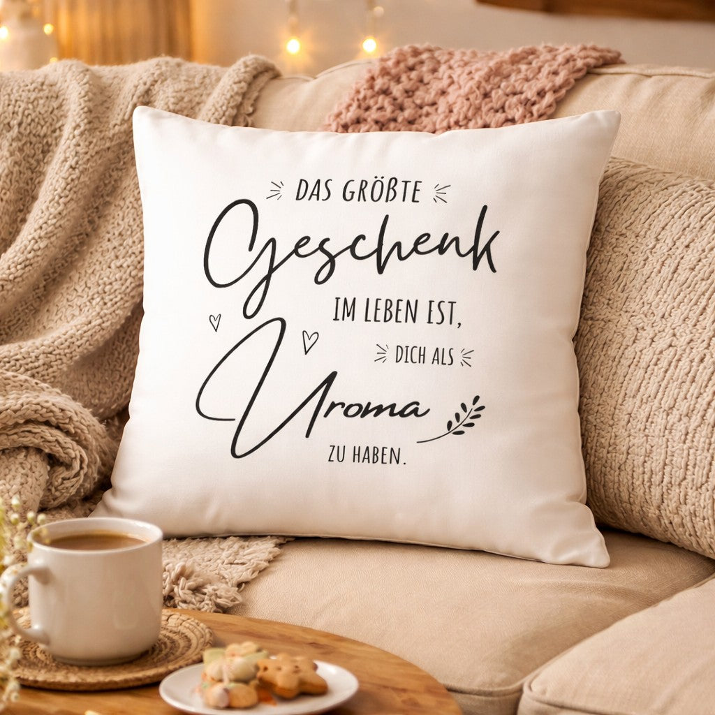 Sofakissen Geschenk Uroma