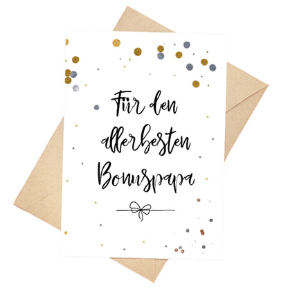 Karte "Für den allerbesten Bonuspapa"