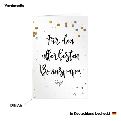 Karte "Für den allerbesten Bonuspapa"