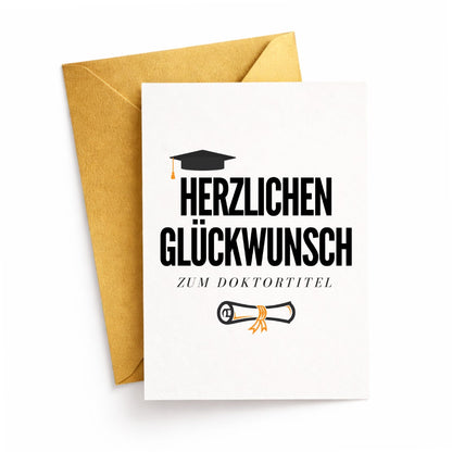 Karte Doktortitel Promotion