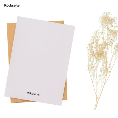 Glückwunschkarte Rückseite