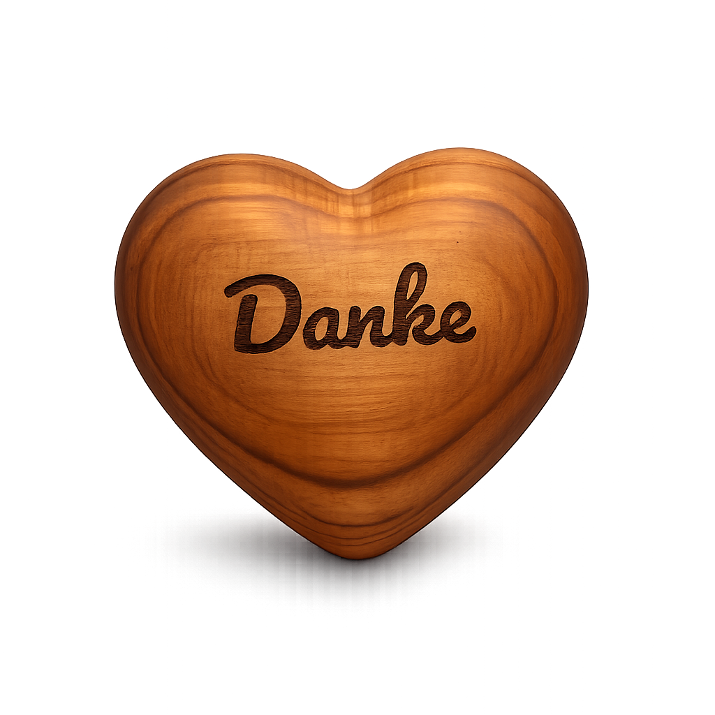 Handschmeichler "Danke"