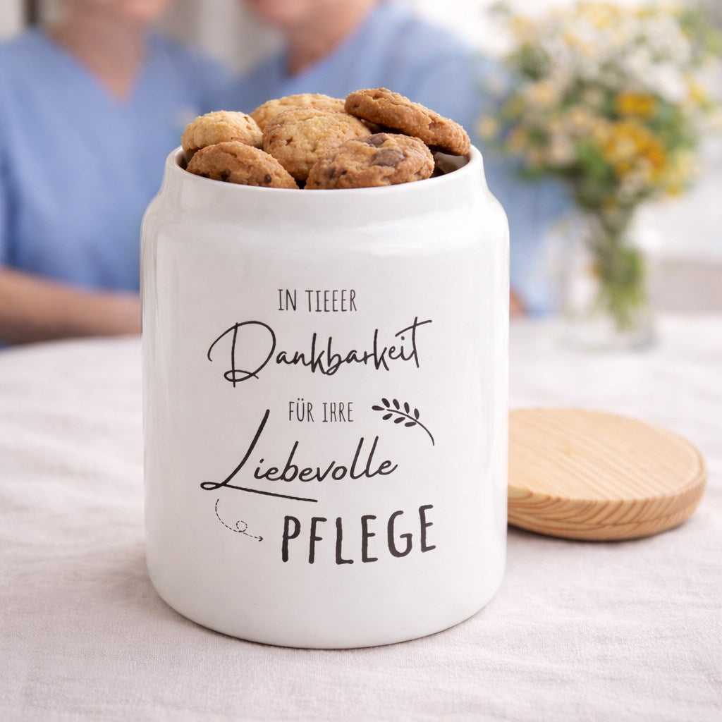 Keksdose Dankeschön Pflegepersonal