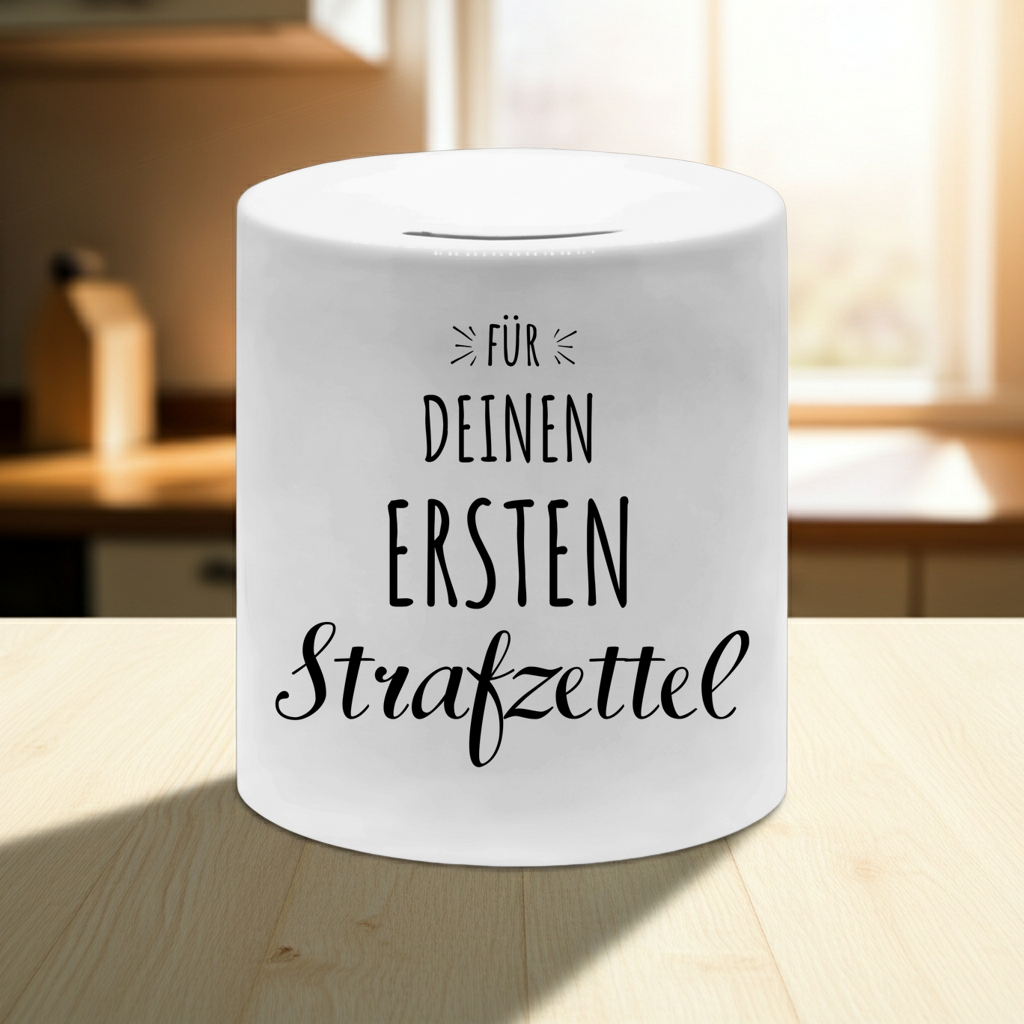 Spardose Geschenk bestandene Führerscheinprüfung